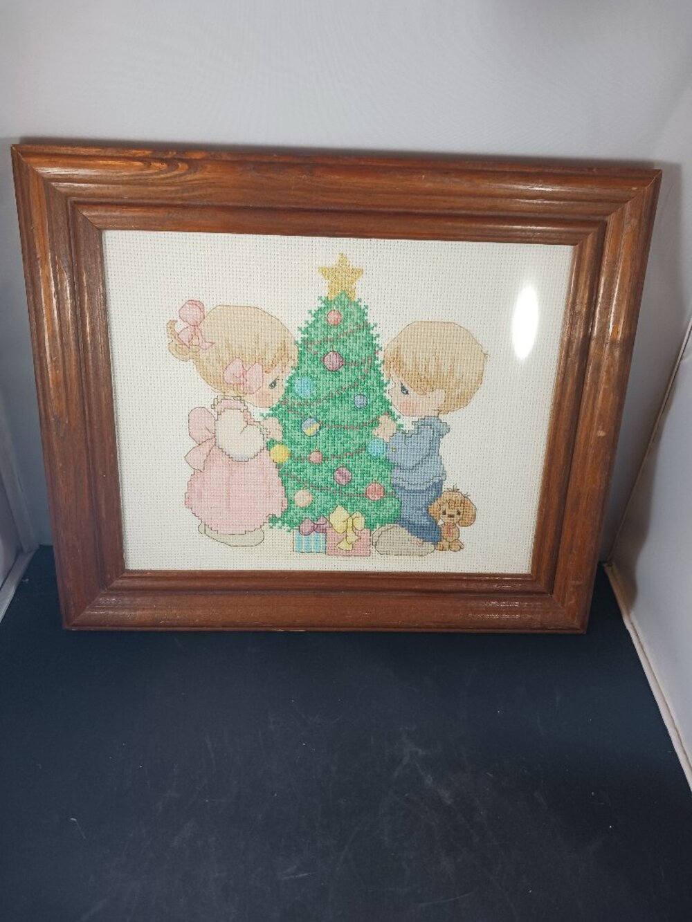 Christmas Precious Moments Needlepoint Cross Stitch